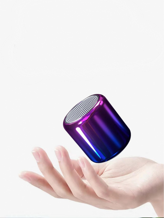 Bluetooth mini speaker in chrome ombre, Purple/Blue in the group HOME ELECTRONICS / Audio & Picture / Speakers & accessories / Bluetooth Speakers / Portable speakers at TP E-commerce Nordic AB (38-83327)