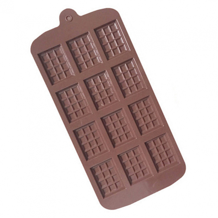 Chocolate mold tray, Squares in the group HOME, HOUSEHOLD & GARDEN / Kitchen utensils / Baking accessories at TP E-commerce Nordic AB (38-83363)