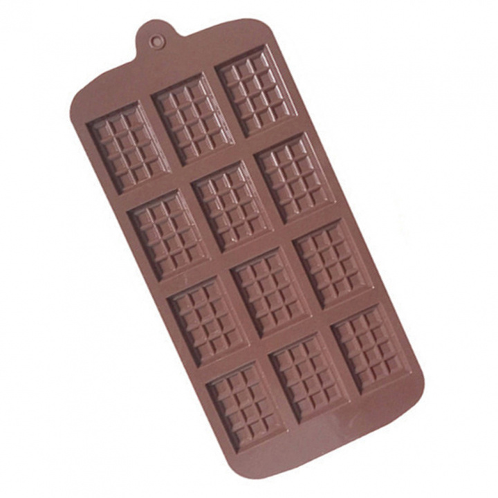 Chocolate molding mold, Squares in the group HOME, HOUSEHOLD & GARDEN / Kitchen utensils / Baking accessories at TP E-commerce Nordic AB (38-83363)