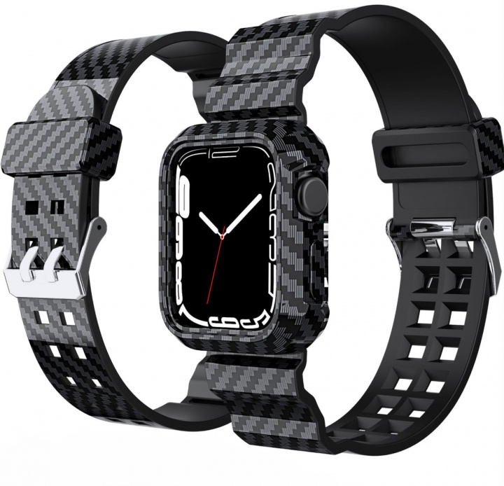 Replacement band for Apple Watch 38/40/41mm, Black in the group SMARTPHONE & TABLETS / Excercise, home & leisure / Apple Watch & Accessories / Accessories at TP E-commerce Nordic AB (38-83392)