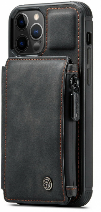 Wallet case for iPhone 13, Black in the group SMARTPHONE & TABLETS / Phone cases / Apple / iPhone 13 / Wallet Case at TP E-commerce Nordic AB (38-83418)