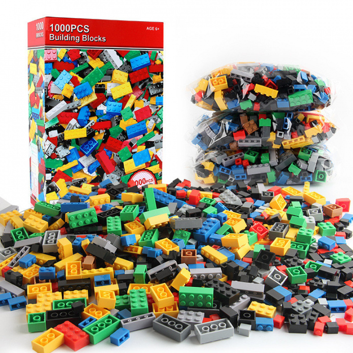 Colorful building blocks, 1000 pieces. in the group TOYS, KIDS & BABY PRODUCTS / Toys / Building toys / Toy blocks at TP E-commerce Nordic AB (38-83472)
