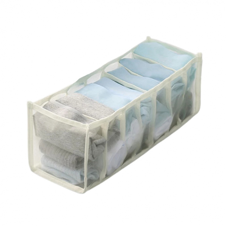 Storage box for underwear, 7 compartments in the group HOME, HOUSEHOLD & GARDEN / Interior / Strorage at TP E-commerce Nordic AB (38-83508)