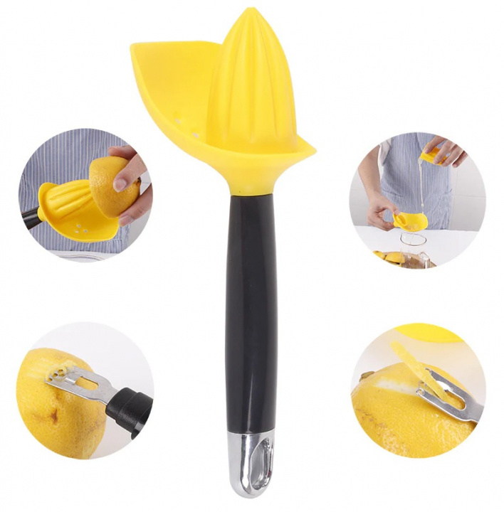 Citrus press with etching iron in the group HOME, HOUSEHOLD & GARDEN / Kitchen utensils / Other kitchen tools at TP E-commerce Nordic AB (38-83539)