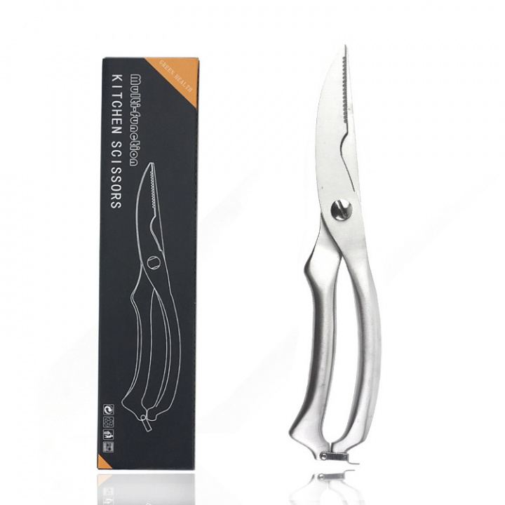 Multifunctional Kitchen Scissors in stainless steel in the group HOME, HOUSEHOLD & GARDEN / Kitchen utensils / Other kitchen tools at TP E-commerce Nordic AB (38-83540)