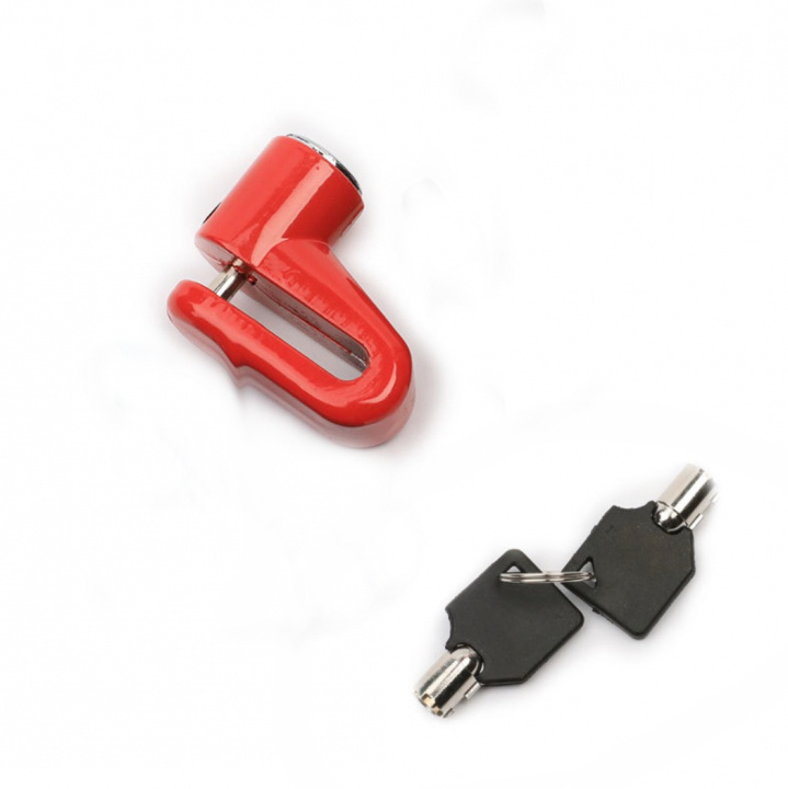 Disc brake lock for Bicycle & MC, Red in the group CAR / MC at TP E-commerce Nordic AB (38-83556)