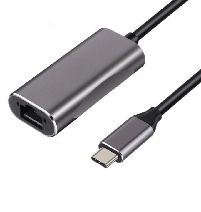 USB-C Gigabit Ethernet Adapter in the group COMPUTERS & PERIPHERALS / Computer cables / Network cables / Adapters & Conductor joints at TP E-commerce Nordic AB (38-83561)