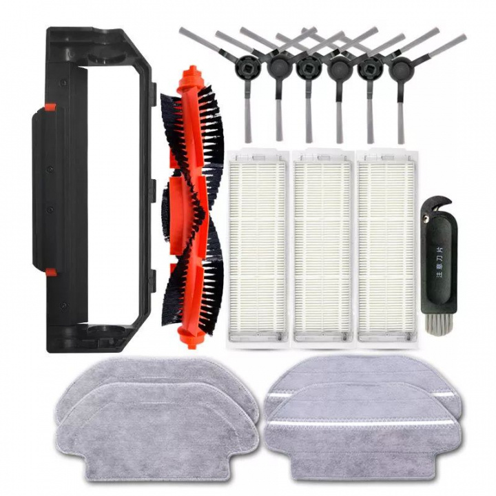 Spare parts kit for Xiaomi Mi Robot Vacuum, S60 S65 S50 E25 E35 in the group HOME, HOUSEHOLD & GARDEN / Cleaning products / Vacuum cleaners & Accessories / Accessories / Filters at TP E-commerce Nordic AB (38-83579)