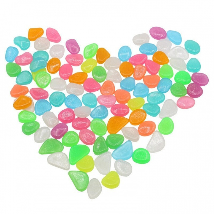 Glowing rocks, 100 pieces in the group HOME, HOUSEHOLD & GARDEN / Garden products / Other at TP E-commerce Nordic AB (38-83602)