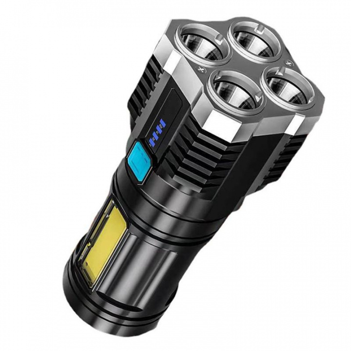 Super strong LED flashlight in the group Sport, leisure & Hobby / Flashlights & Head lamps / Flashlights at TP E-commerce Nordic AB (38-83668)