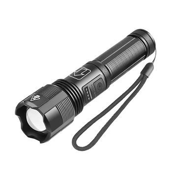 USB rechargeable flashlight with LED lighting zoom in the group Sport, leisure & Hobby / Flashlights & Head lamps / Flashlights at TP E-commerce Nordic AB (38-83673)