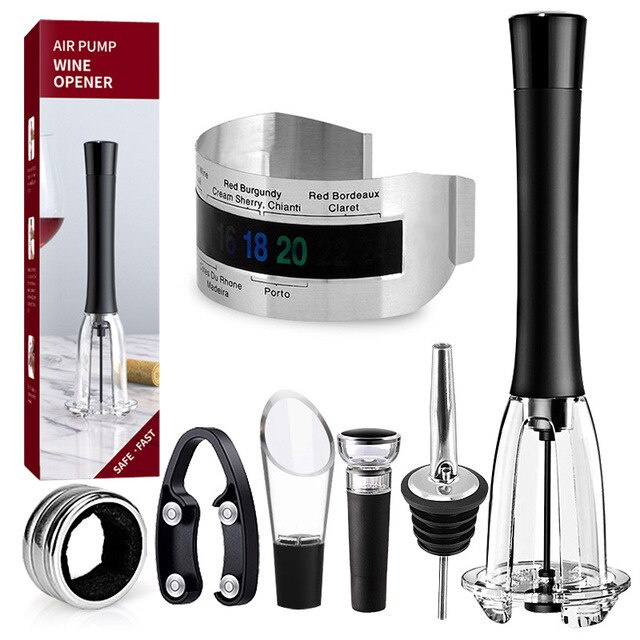 Air pump, wine bottle opener in the group HOME, HOUSEHOLD & GARDEN / Kitchen utensils / Wine & Drink accessories at TP E-commerce Nordic AB (38-83686)