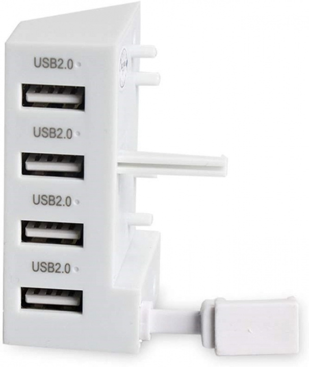 USB-Hub, 4 portar till Xbox One S, vit in the group HOME ELECTRONICS / Game consoles & Accessories / Xbox Series X / Accessories at TP E-commerce Nordic AB (38-83701)