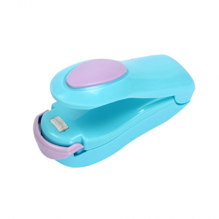 Mini Bag Sealing Machine, Blue in the group HOME, HOUSEHOLD & GARDEN / Kitchen utensils / Vacuum sealers & Accessories at TP E-commerce Nordic AB (38-83727)