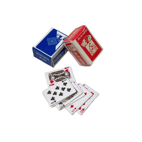 Mini deck of cards in 1:12 scale in the group TOYS, KIDS & BABY PRODUCTS / Games / Board games at TP E-commerce Nordic AB (38-83735)