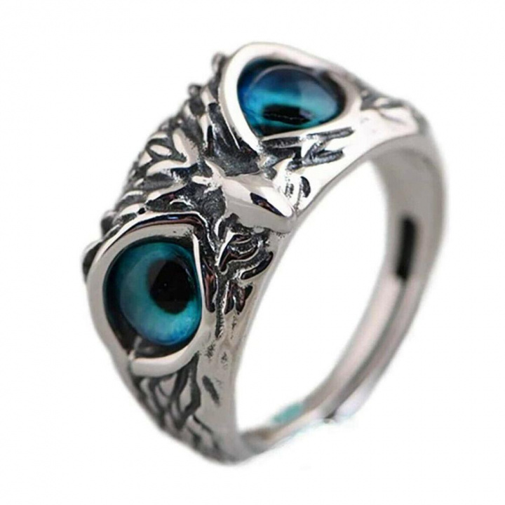 Ring in Zinc Alloy, Owl in the group Sport, leisure & Hobby / Accessories / Other accessories at TP E-commerce Nordic AB (38-83738)