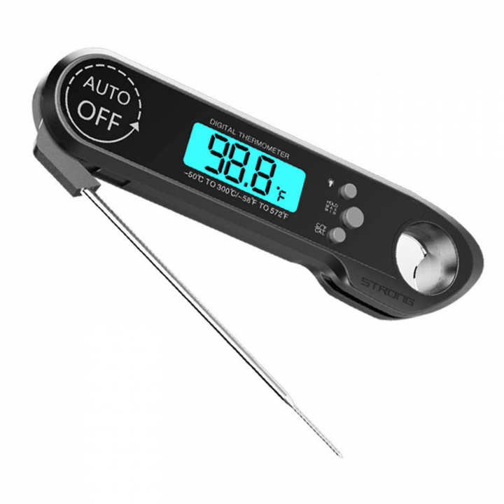 Meat thermometer, Black in the group HOME, HOUSEHOLD & GARDEN / Kitchen utensils / Frying Thermometers at TP E-commerce Nordic AB (38-83757)
