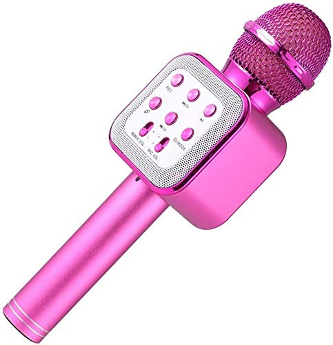Karaoke-mikrofon med Bluetooth, Rosa in the group HOME ELECTRONICS / Audio & Picture / Handheld Microphones at TP E-commerce Nordic AB (38-83813)