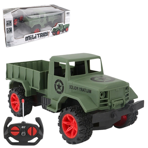 27MHZ 1:24 4-CH R/C TRUCK green in the group TOYS, KIDS & BABY PRODUCTS / Radio controlled / RC cars at TP E-commerce Nordic AB (38-83917)