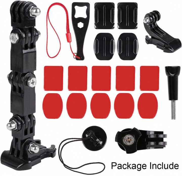 Accessories compatible with GoPro, for MC-Helmet in the group Sport, leisure & Hobby / Action cameras & Accessories / Accessories for actioncameras at TP E-commerce Nordic AB (38-83963)