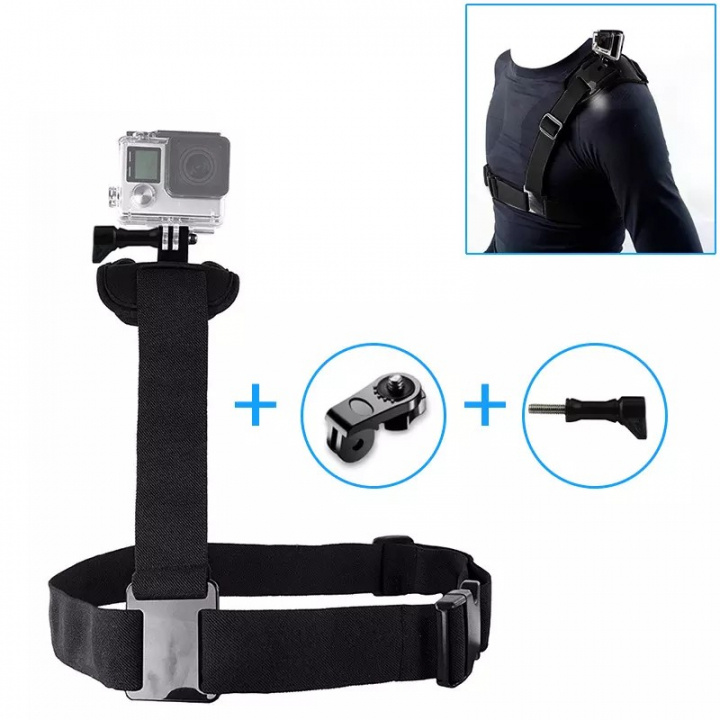 GoPro mount for the shoulder in the group Sport, leisure & Hobby / Action cameras & Accessories / Accessories for actioncameras at TP E-commerce Nordic AB (38-83967)