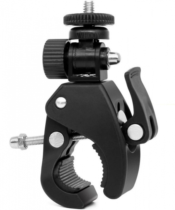 Go Pro/Action camera mount for handlebars in the group Sport, leisure & Hobby / Action cameras & Accessories / Accessories for actioncameras at TP E-commerce Nordic AB (38-83969)