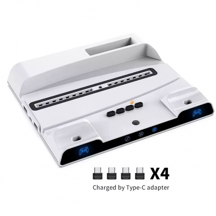 Charging and Cooling Pad for PS5 in the group HOME ELECTRONICS / Game consoles & Accessories / Sony PlayStation 5 / Accessories at TP E-commerce Nordic AB (38-83977)