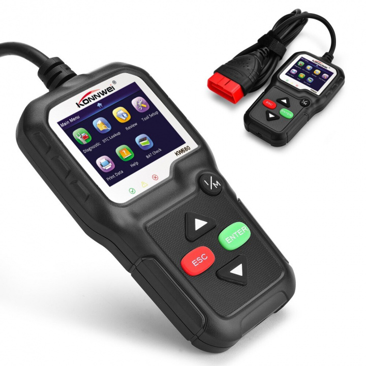 Konnwei Diagnostic Tool with OBD2 Fault Code Reader in the group CAR / Diagnostic tool / Diagnostic tools at TP E-commerce Nordic AB (38-84012)