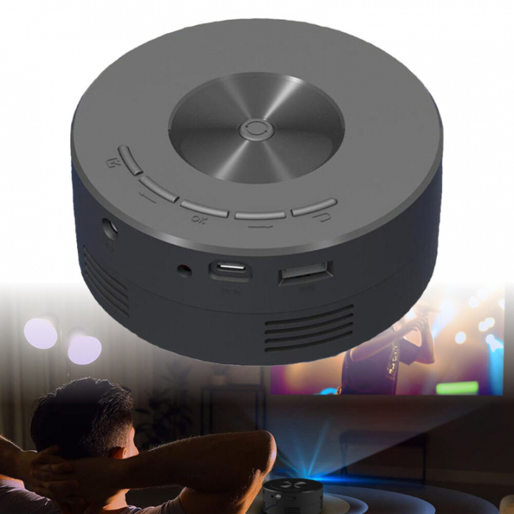 Mini LED projector in the group HOME ELECTRONICS / Audio & Picture / Home cinema, Hifi & Portable / Projectors & Accessories at TP E-commerce Nordic AB (38-84092)