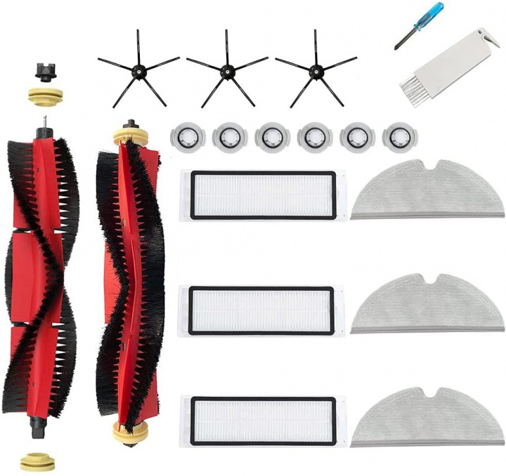 Spare parts kit for Xiaomi robot vacuum cleaner in the group HOME, HOUSEHOLD & GARDEN / Cleaning products / Vacuum cleaners & Accessories / Accessories / Spare parts for robot vacuums at TP E-commerce Nordic AB (38-84096)