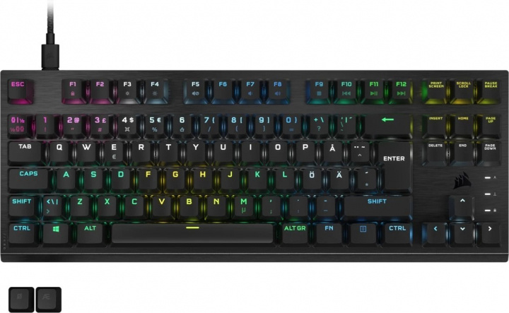 Corsair K60 PRO TKL RGB Gaming Tangentbord in the group COMPUTERS & PERIPHERALS / GAMING / Keyboards at TP E-commerce Nordic AB (38-84121)