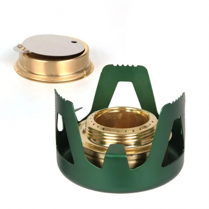 Alcohol burner, Dark green in the group Sport, leisure & Hobby / Outdoor recreation / Outdoor cooking at TP E-commerce Nordic AB (38-84149)