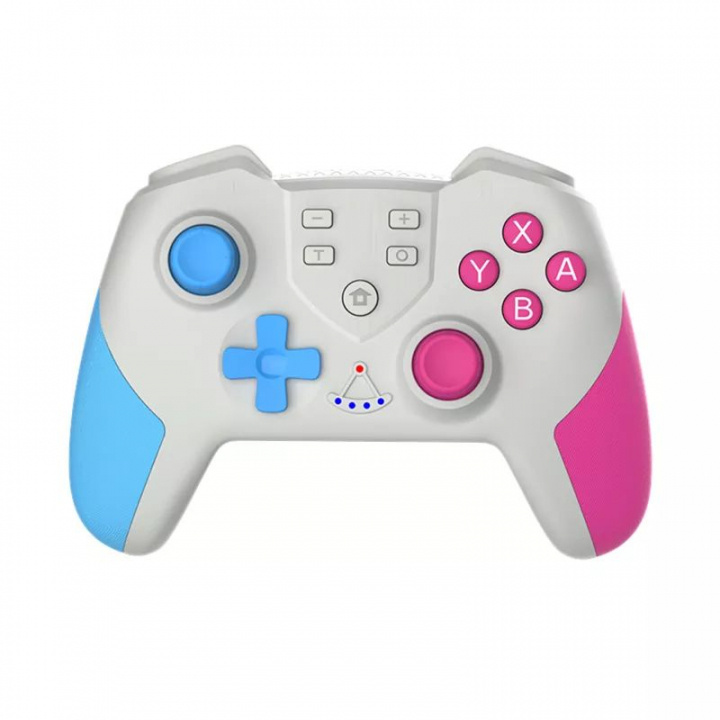 Trådlös Pro Controller till Nintendo Switch, Vit/Blå/Rosa in the group HOME ELECTRONICS / Game consoles & Accessories / Nintendo Switch / Accessories at TP E-commerce Nordic AB (38-84156)