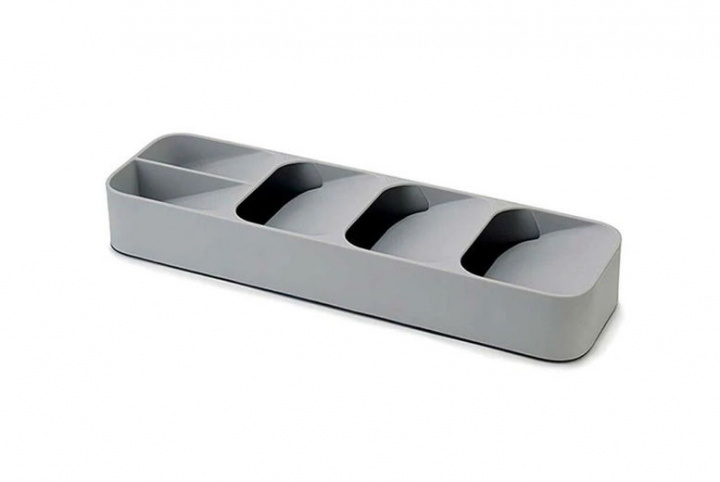 Cutlery drawer with compartments, gray. in the group HOME, HOUSEHOLD & GARDEN / Interior / Strorage at TP E-commerce Nordic AB (38-84190)
