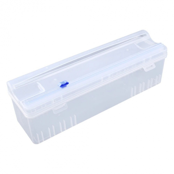 Plastic wrap dispenser with knife in the group HOME, HOUSEHOLD & GARDEN / Kitchen utensils / Other kitchen tools at TP E-commerce Nordic AB (38-84215)