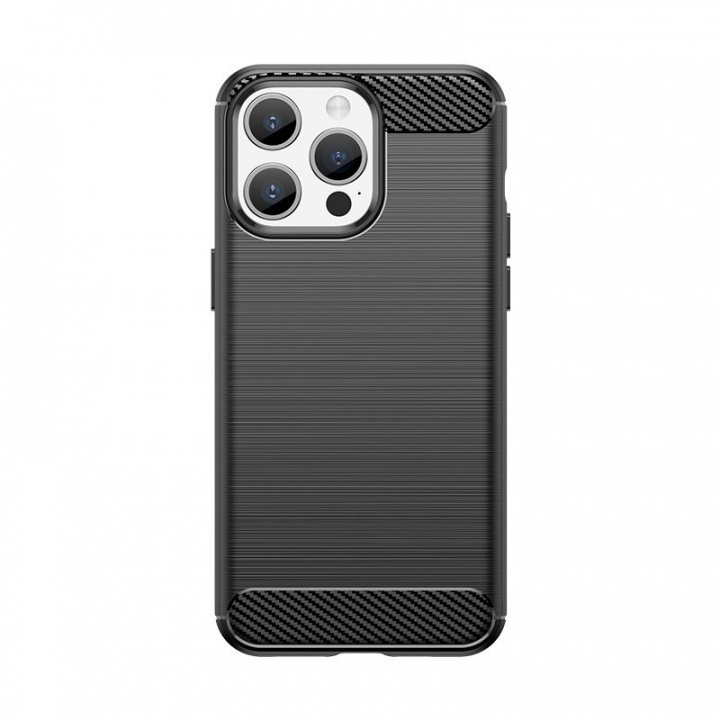 TPU Case for iPhone 15 Pro, Black in the group SMARTPHONE & TABLETS / Phone cases / Apple / iPhone 15 at TP E-commerce Nordic AB (38-84244)