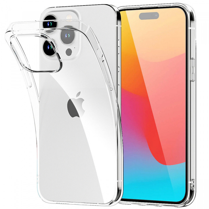 TPU cover for iPhone 15, Transparent in the group SMARTPHONE & TABLETS / Phone cases / Apple / iPhone 15 at TP E-commerce Nordic AB (38-84250)