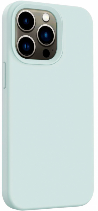 Silicone Case for iPhone 15 Pro, Light Blue in the group SMARTPHONE & TABLETS / Phone cases / Apple / iPhone 15 at TP E-commerce Nordic AB (38-84328)