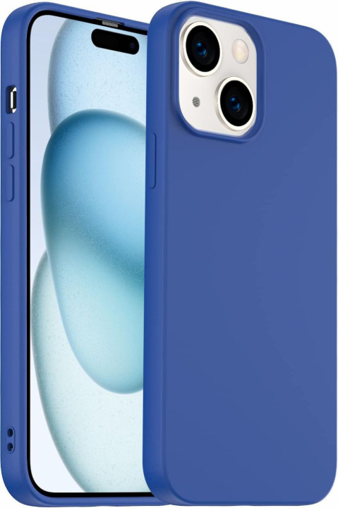 Silicone Case for iPhone 15 Pro Max, Blue in the group SMARTPHONE & TABLETS / Phone cases / Apple / iPhone 15 at TP E-commerce Nordic AB (38-84335)