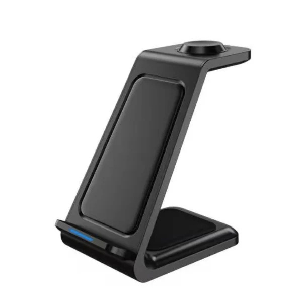 Multifunctional Wireless Charger - 3-in-1, Black in the group SMARTPHONE & TABLETS / Chargers & Cables / Wireless Qi chargers at TP E-commerce Nordic AB (38-84337)