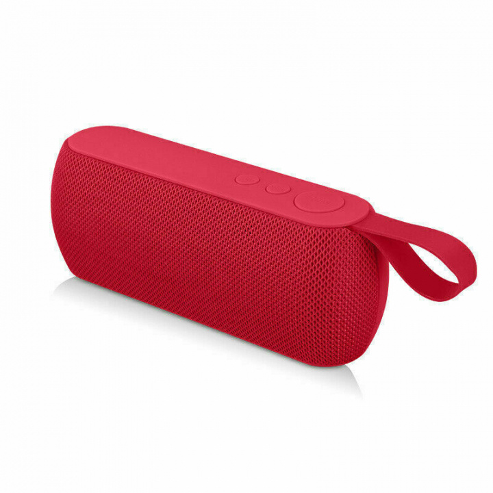 Q106 Trådlös högtalare, Bluetooth, USB, Röd in the group HOME ELECTRONICS / Audio & Picture / Speakers & accessories / Bluetooth Speakers / Portable speakers at TP E-commerce Nordic AB (38-84344)