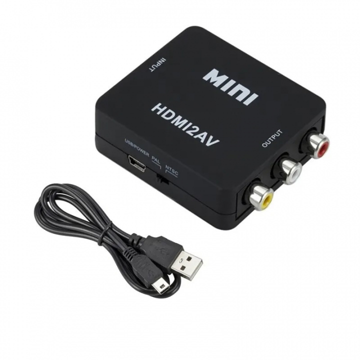 HD Video Converter Full HD 1080p - HDMI to RCA in the group HOME ELECTRONICS / Audio & Picture / TV & Accessories / Accessories at TP E-commerce Nordic AB (38-84357)