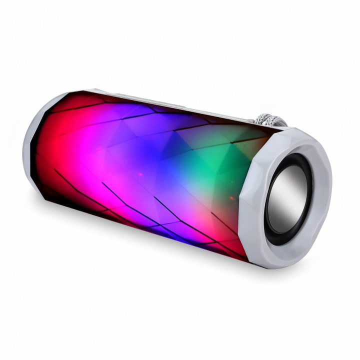 TG-167 Bluetooth Speaker 5W with Cool LED Light Effects and Dual Bass, Grey in the group HOME ELECTRONICS / Audio & Picture / Speakers & accessories / Bluetooth Speakers / Portable speakers at TP E-commerce Nordic AB (38-84408)