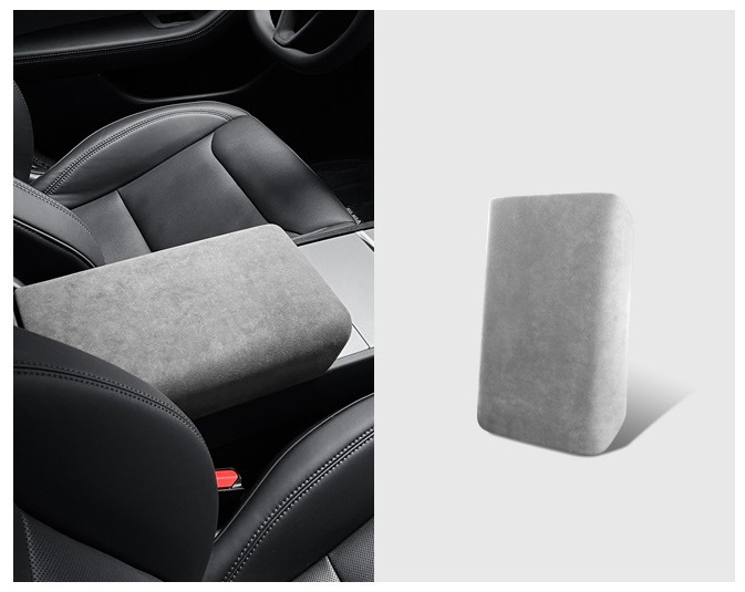 Armrest Cover for Tesla Model 3 & Y, Light Gray in the group CAR / Car accessories / Other Car accessories at TP E-commerce Nordic AB (38-84481)