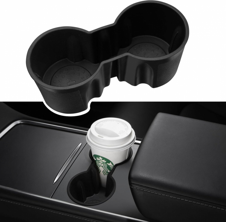 Silicone Cover for Tesla Cup Holder, compatible with Model 3 & Y in the group CAR / Car accessories / Other Car accessories at TP E-commerce Nordic AB (38-84489)