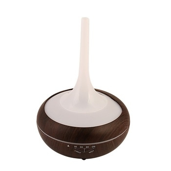 Wood humidifier LED lamp, Dark wood 240 ml in the group HOME, HOUSEHOLD & GARDEN / Fans & Climate products / Humidifiers at TP E-commerce Nordic AB (38-84600)