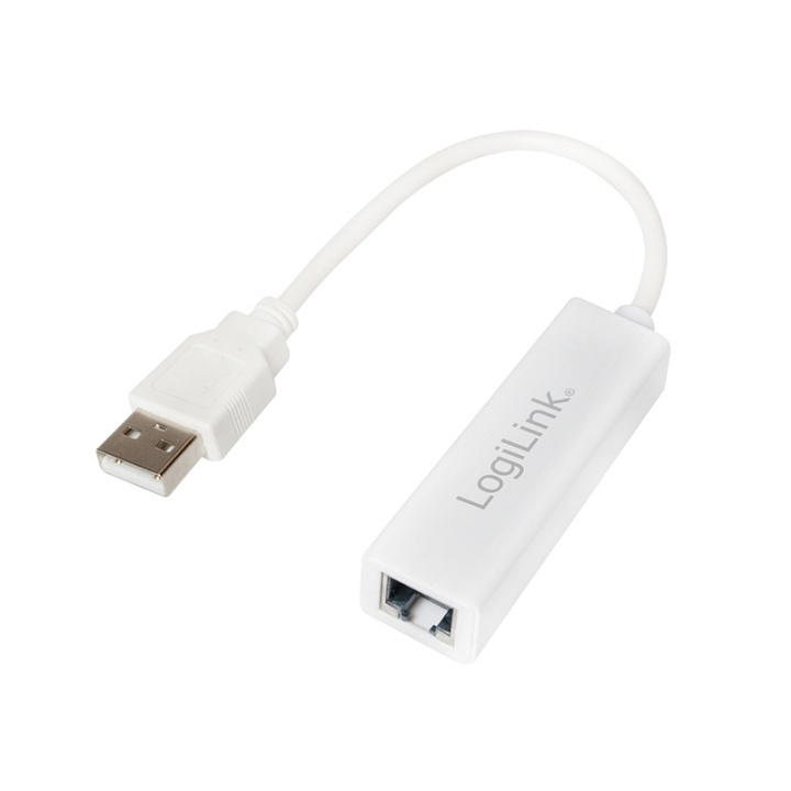 LogiLink USB 2.0 -> RJ45 Fast Ethernet in the group COMPUTERS & PERIPHERALS / Computer cables / Network cables / Adapters & Conductor joints at TP E-commerce Nordic AB (38-84865)