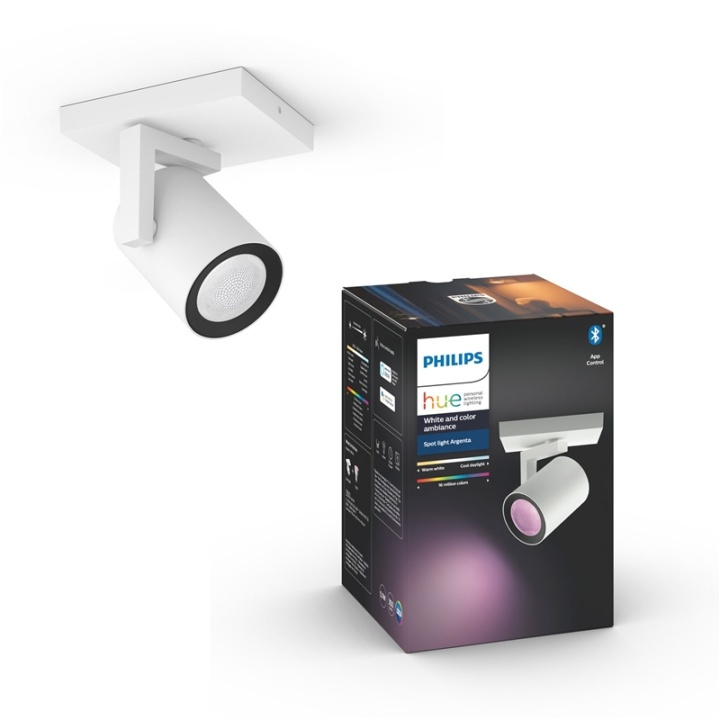 Philips Hue Argenta Wh/Color 1x5,7W Vi in the group HOME, HOUSEHOLD & GARDEN / Smart home / Smart Lights at TP E-commerce Nordic AB (38-85089)