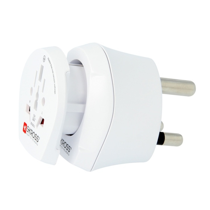 SKROSS El-Adapter Sydafrika/Europa in the group HOME, HOUSEHOLD & GARDEN / Electricity & Lighting / Travel adapters at TP E-commerce Nordic AB (38-85125)