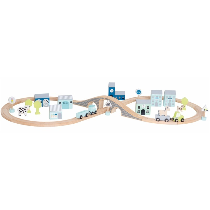 Jabadabado Bilbana M Väg Blå in the group TOYS, KIDS & BABY PRODUCTS / Toys / Racing tracks at TP E-commerce Nordic AB (38-85190)